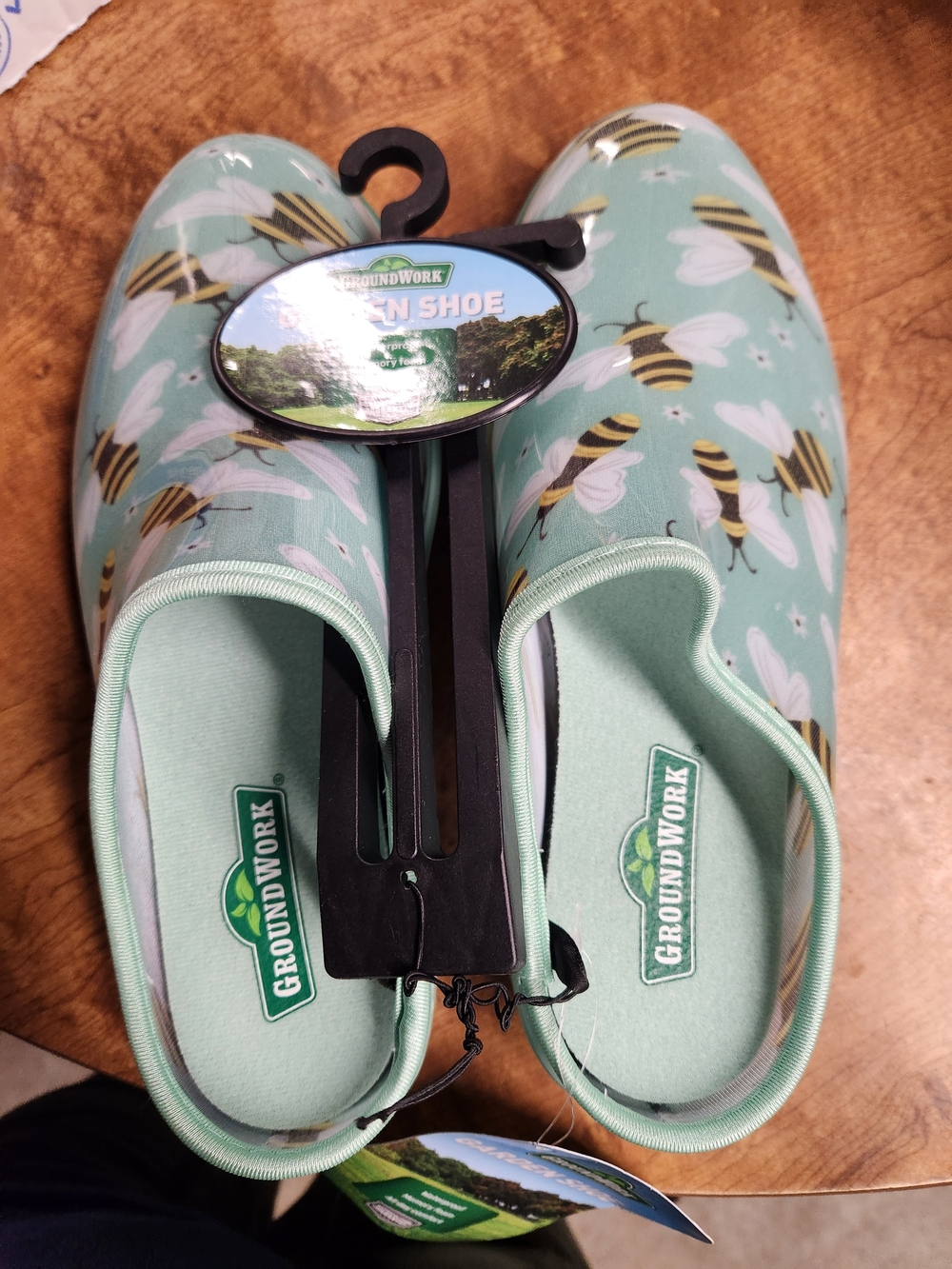 Women's Mint Bee Slip-On Shoes